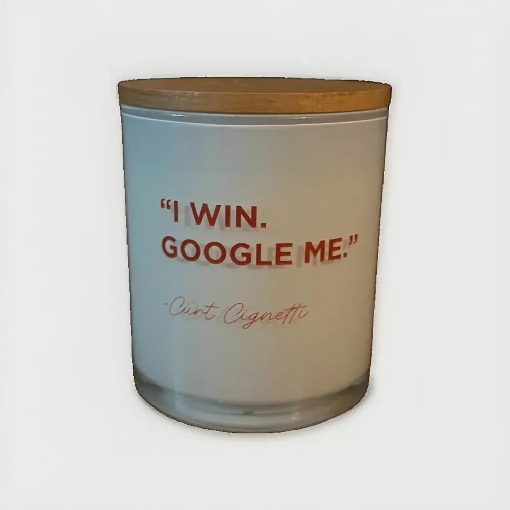 Indiana University 2026 National Championship Vintage Unique Vanilla Candle